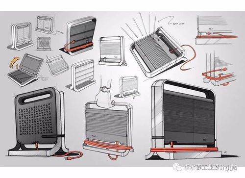 電子產品的未來線條 設計手繪中的靈感圖集